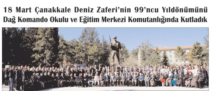 18 Mart Çanakkale Deniz Zaferi'nin 99'ncu Yıldönümü