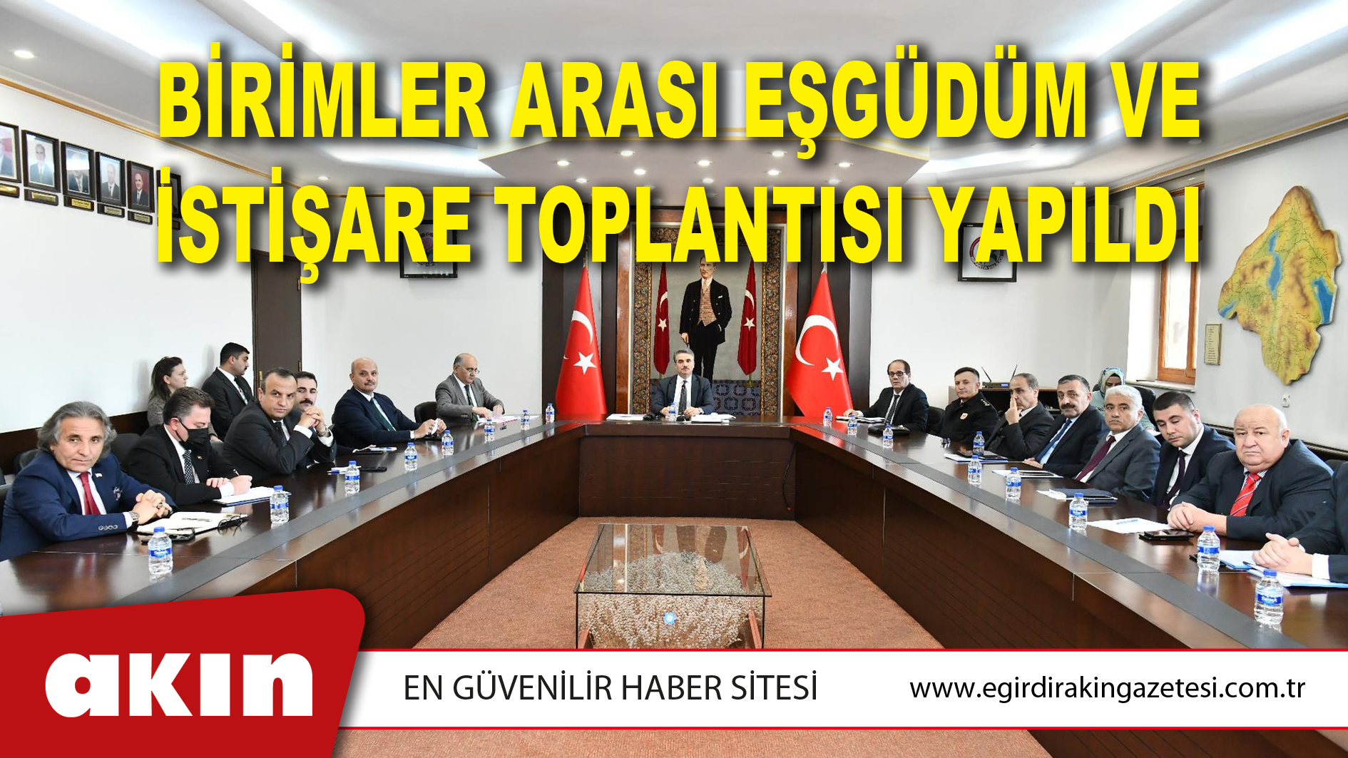 Birimler Arası Eşgüdüm Ve İstişare Toplantısı Yapıldı