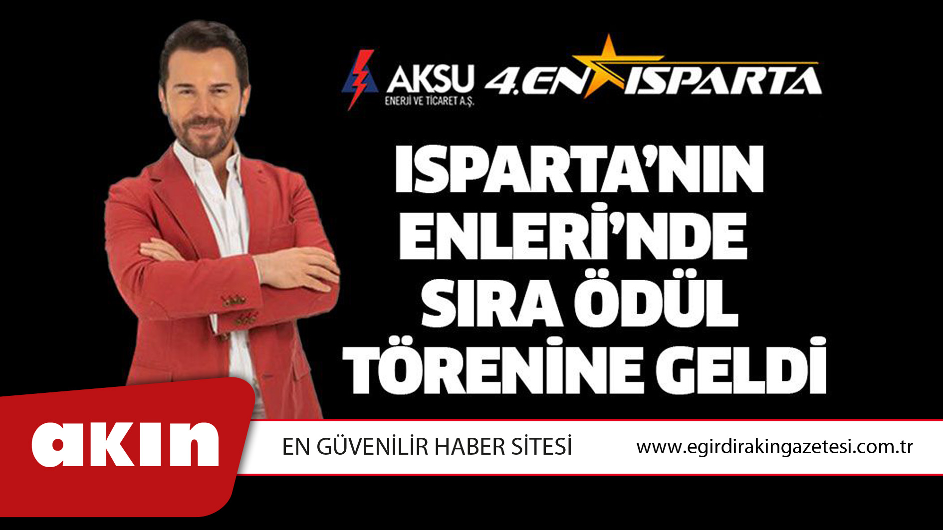 Isparta’nın Enlerinde, Sıra Ödül Törenine Geldi