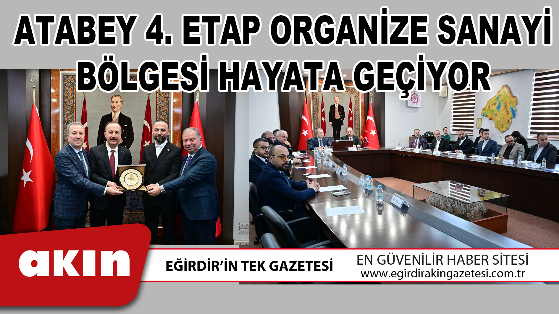ATABEY 4. ETAP ORGANİZE SANAYİ BÖLGESİ HAYATA GEÇİYOR