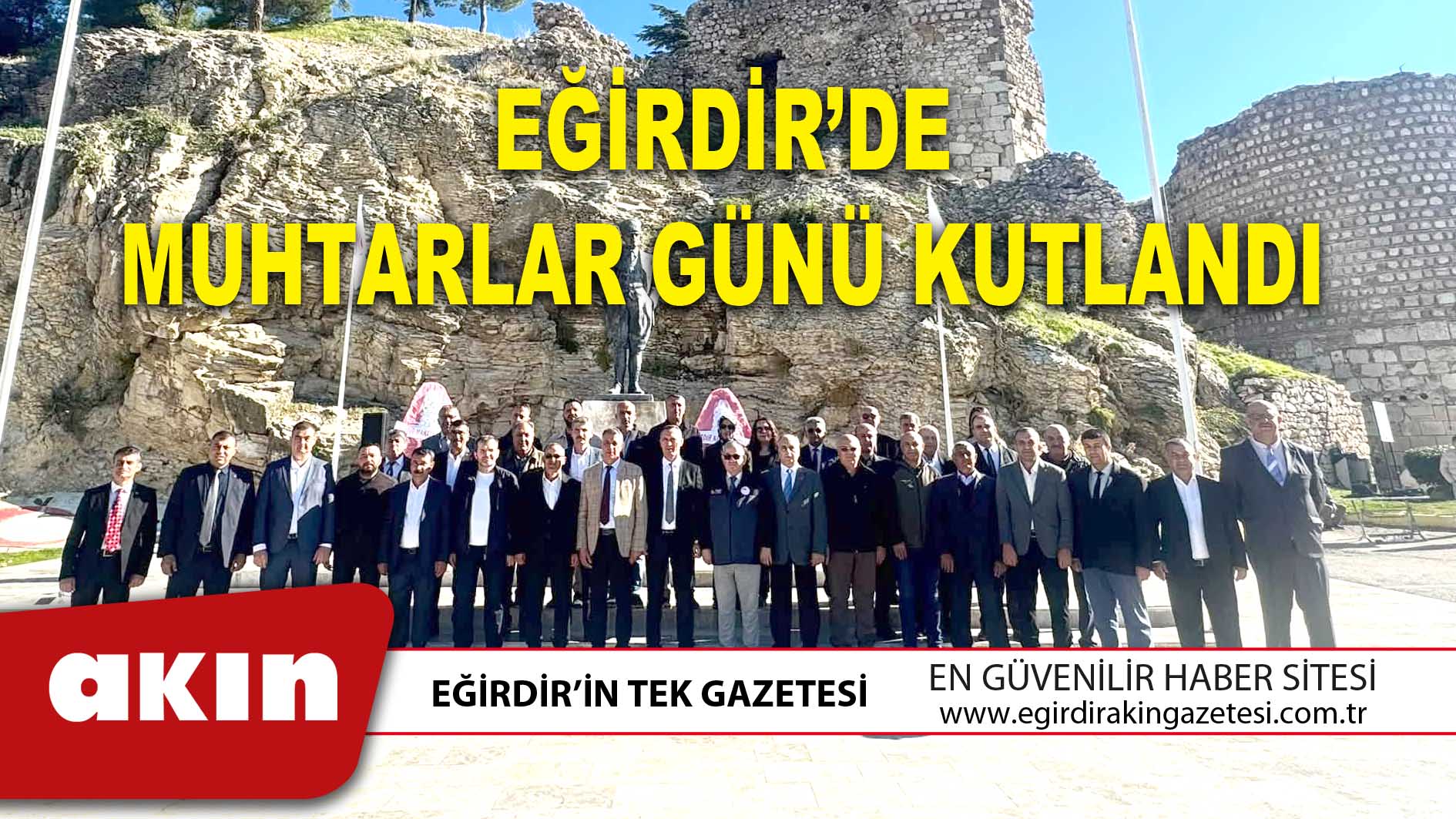 EĞİRDİR’DE MUHTARLAR GÜNÜ KUTLANDI
