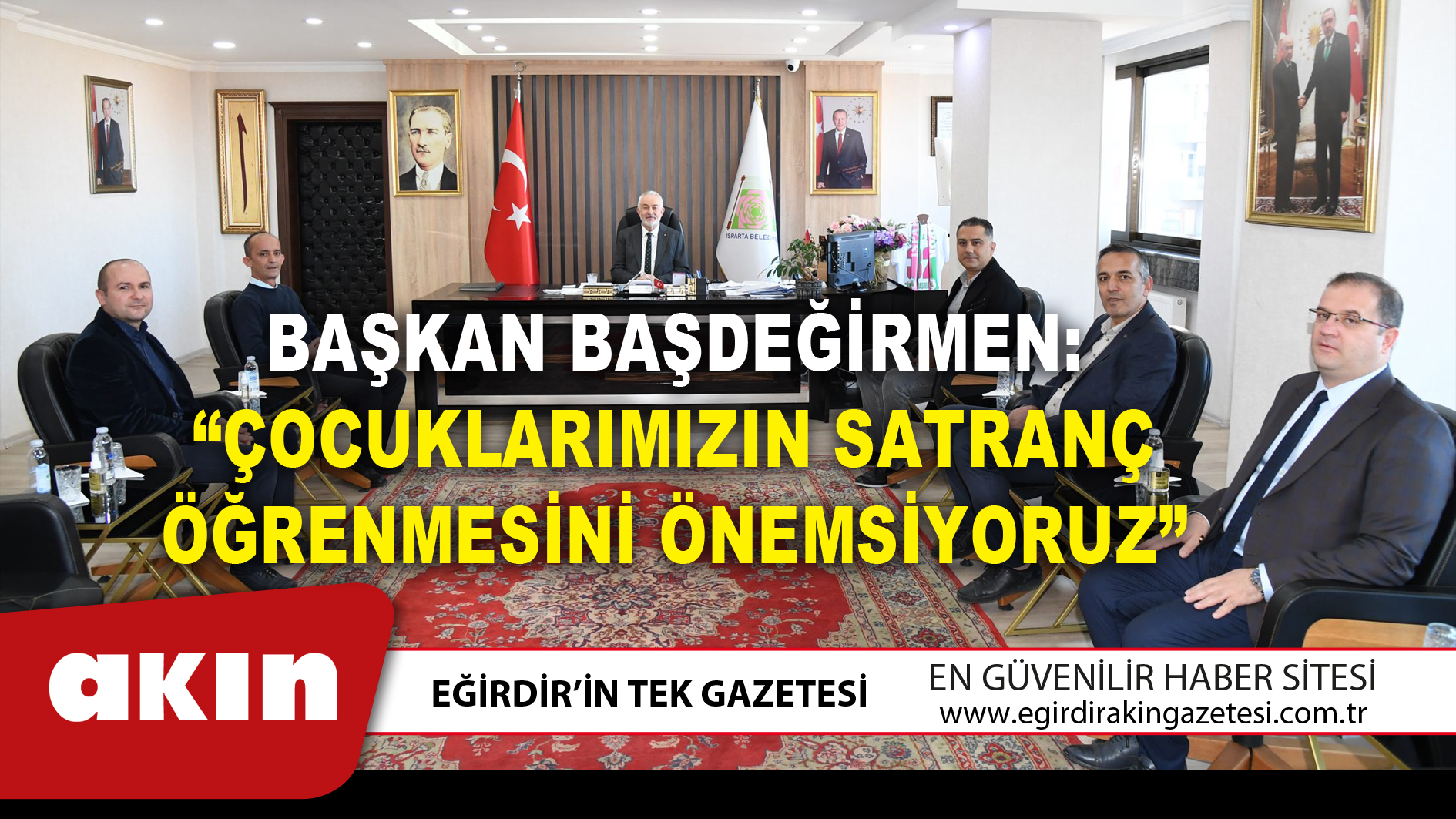 Başkan Başdeğirmen: “Çocuklarımızın Satranç Öğrenmesini Önemsiyoruz