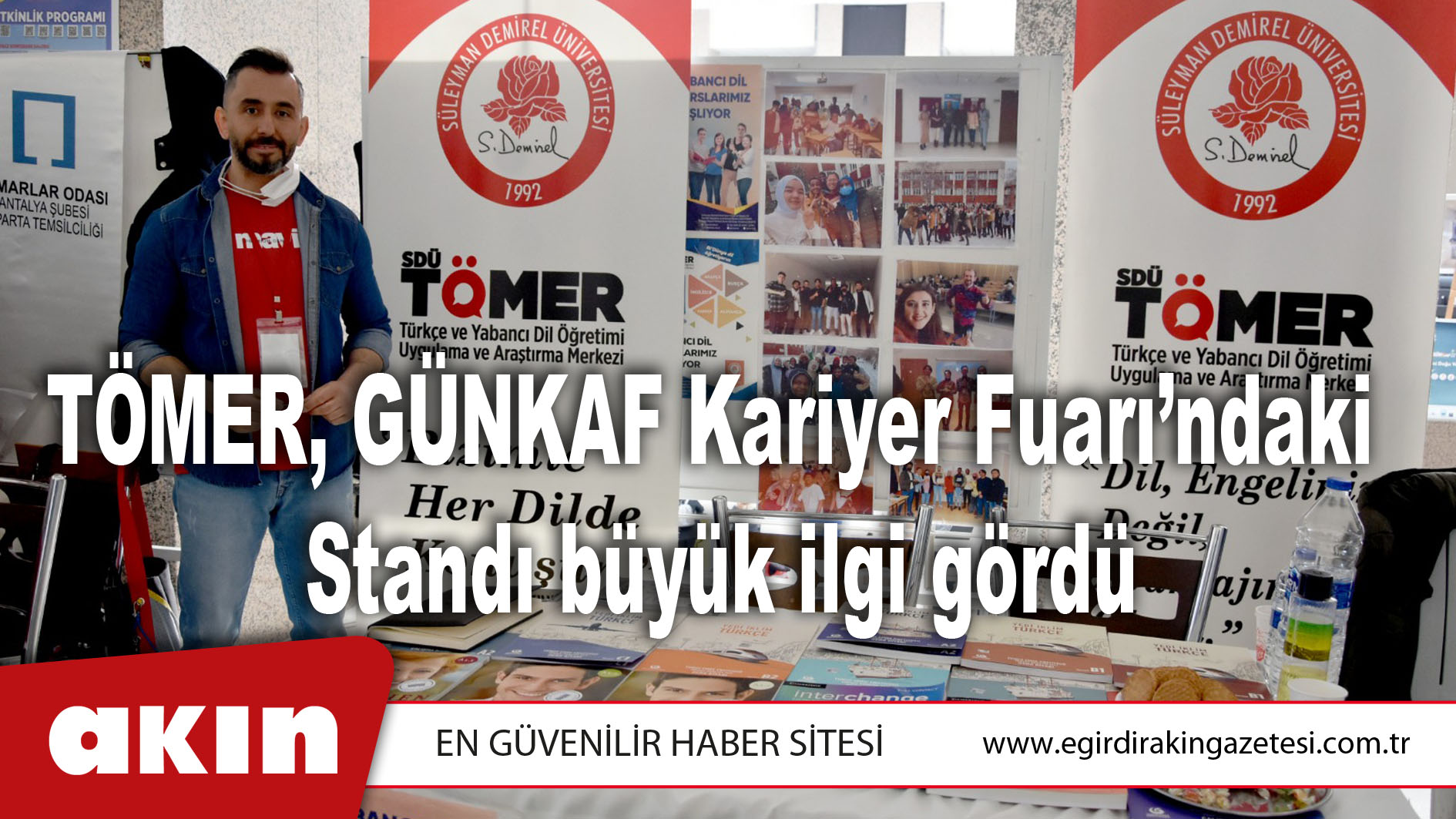 TÖMER, GÜNKAF Kariyer Fuarı’ndaki   Standı büyük ilgi gördü 