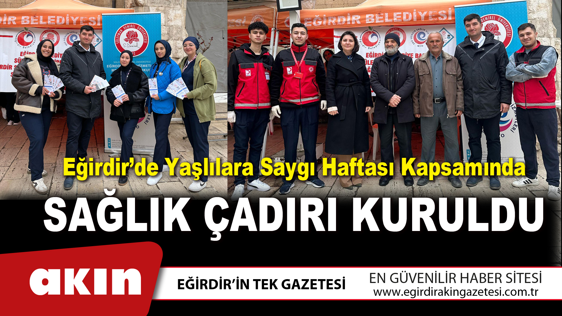 Sağlık Çadırı Kuruldu