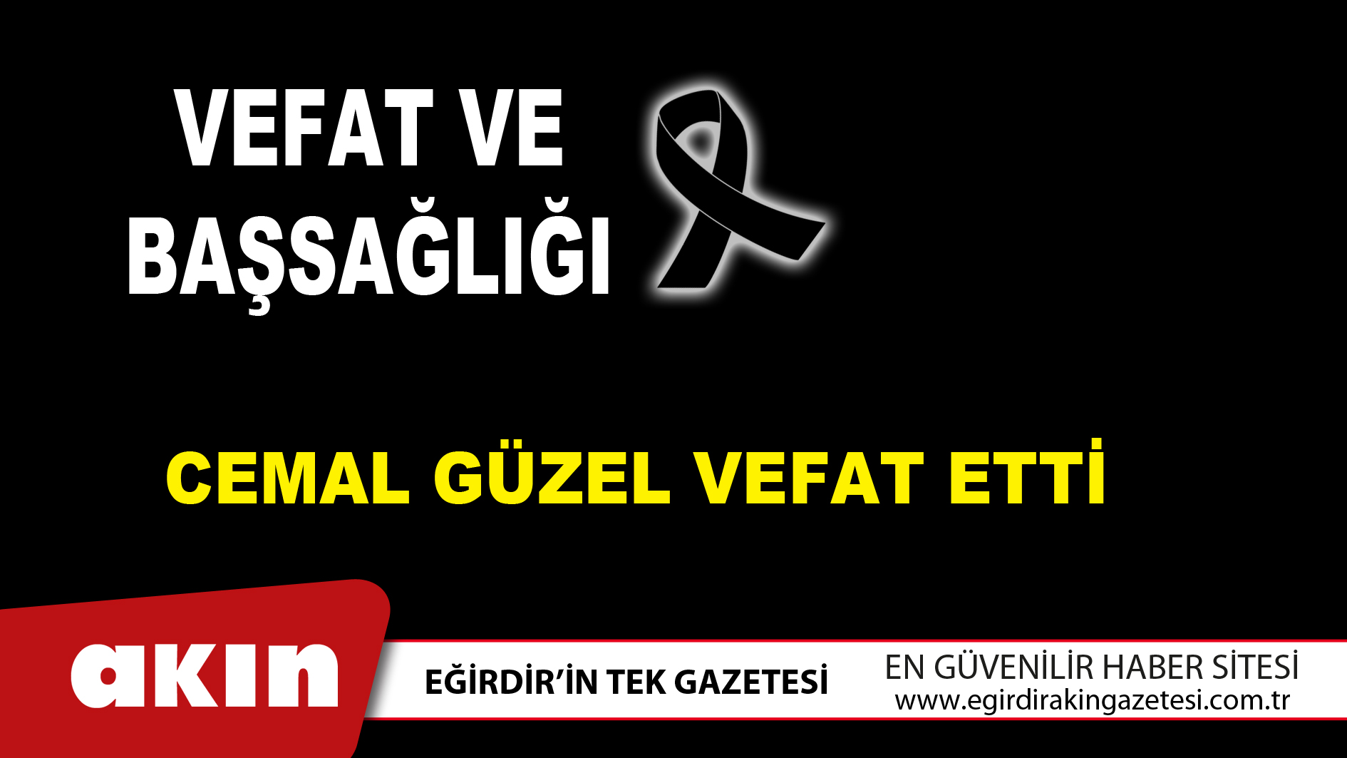Cemal Güzel vefat etti