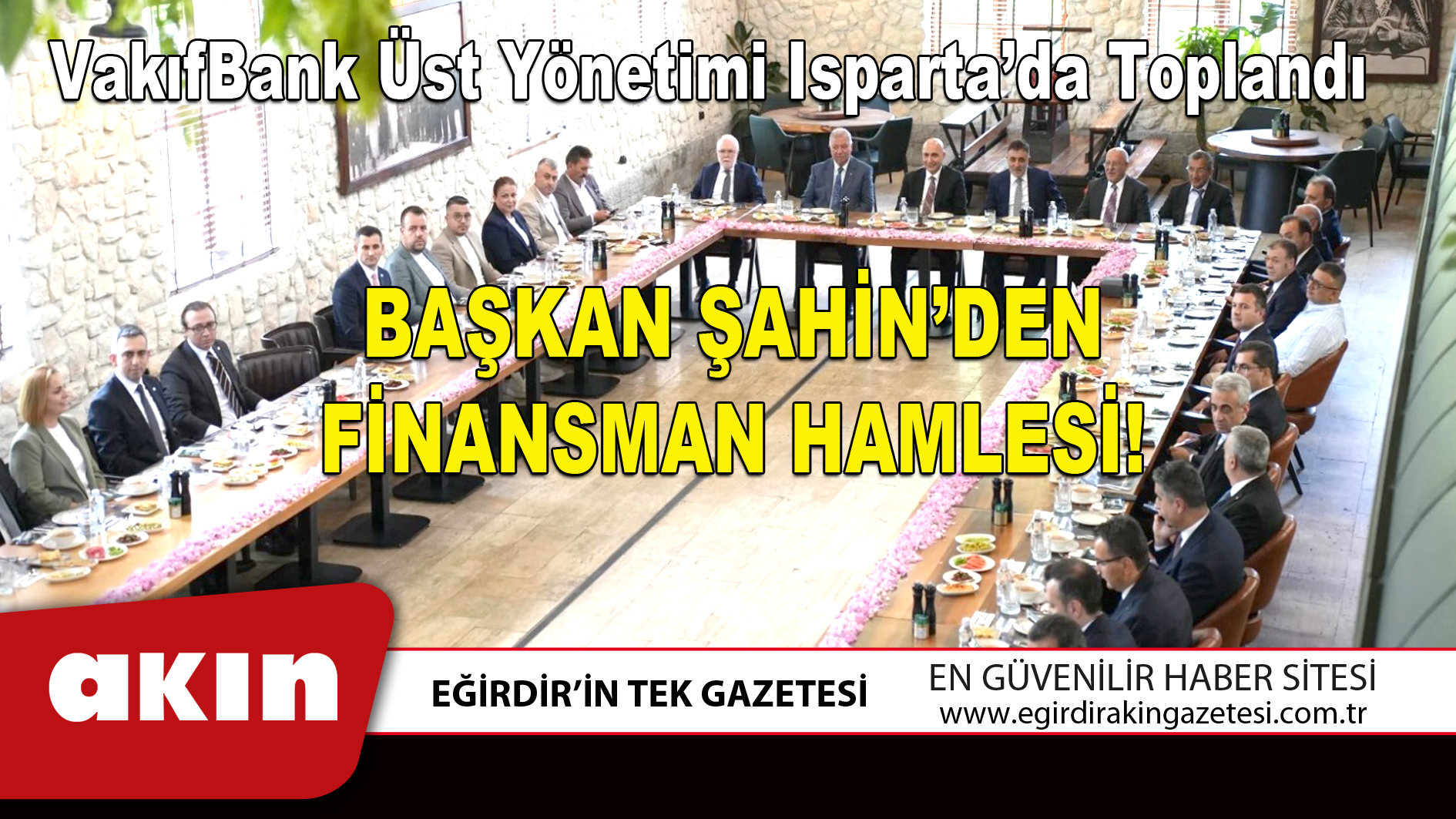 BAŞKAN ŞAHİN’DEN FİNANSMAN HAMLESİ!
