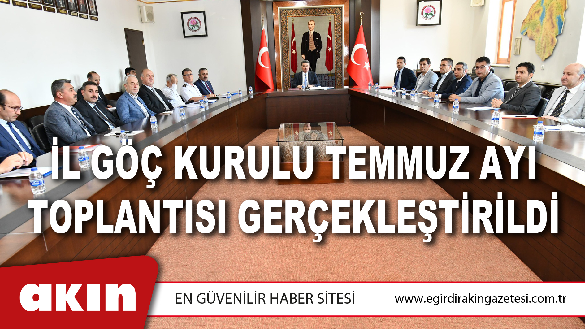 İl Göç Kurulu Temmuz Ayı Toplantısı Gerçekleştirildi