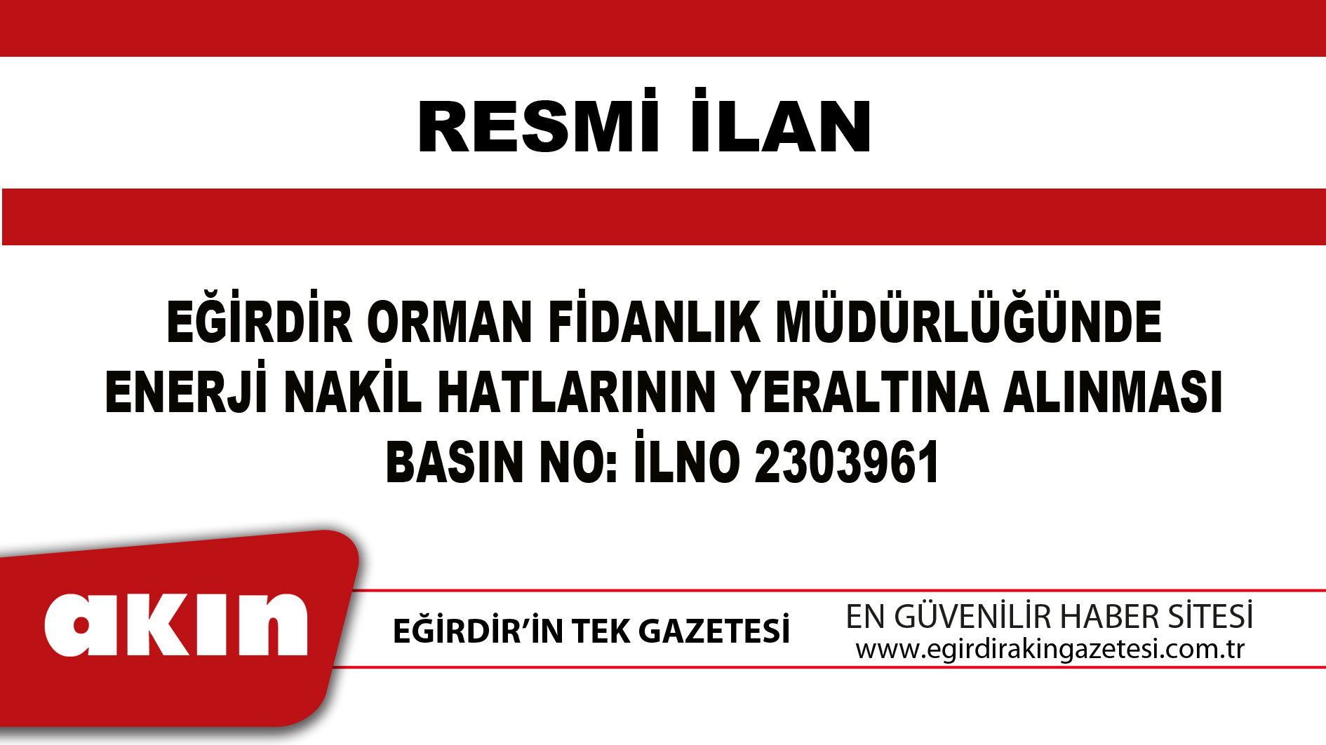 eğirdir haber,akın gazetesi,egirdir haberler,son dakika,EĞİRDİR ORMAN FİDANLIK MÜDÜRLÜĞÜNDE ENERJİ NAKİL HATLARININ YERALTINA ALINMASI