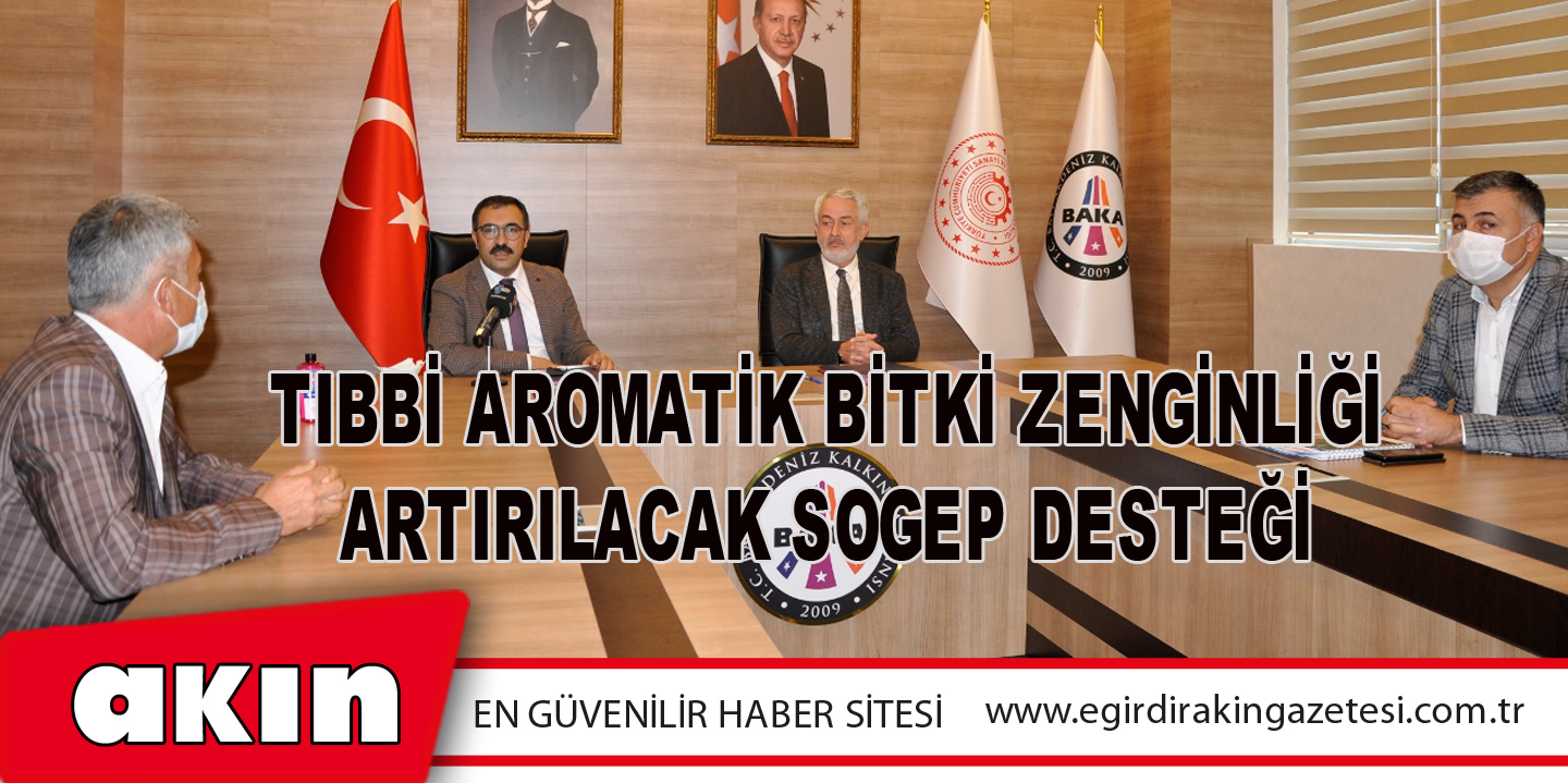 Tıbbi aromatik bitki zenginliği artırılacak SOGEP desteği