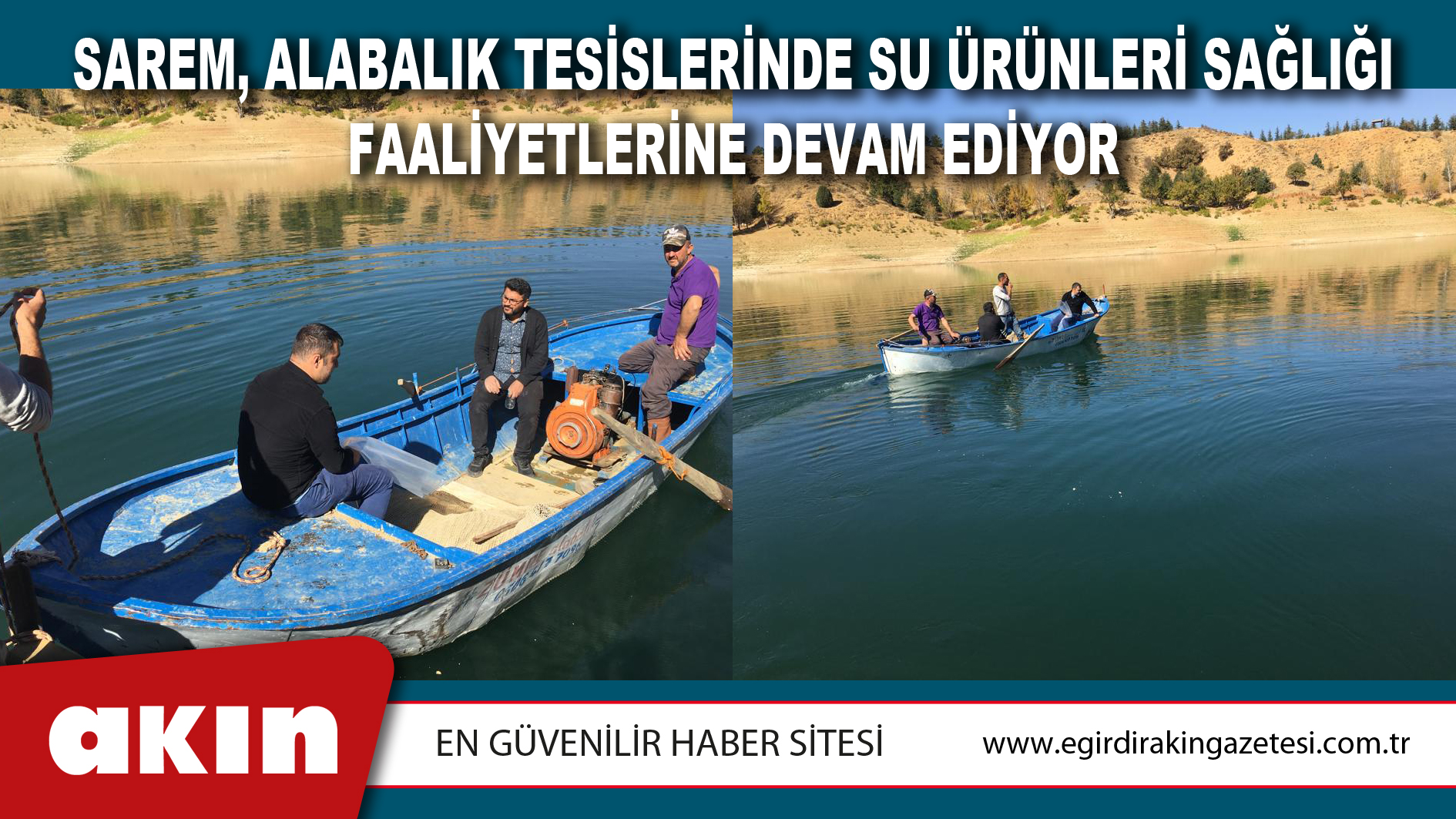 SAREM, ALABALIK TESİSLERİNDE SU ÜRÜNLERİ SAĞLIĞI FAALİYETLERİNE DEVAM EDİYOR