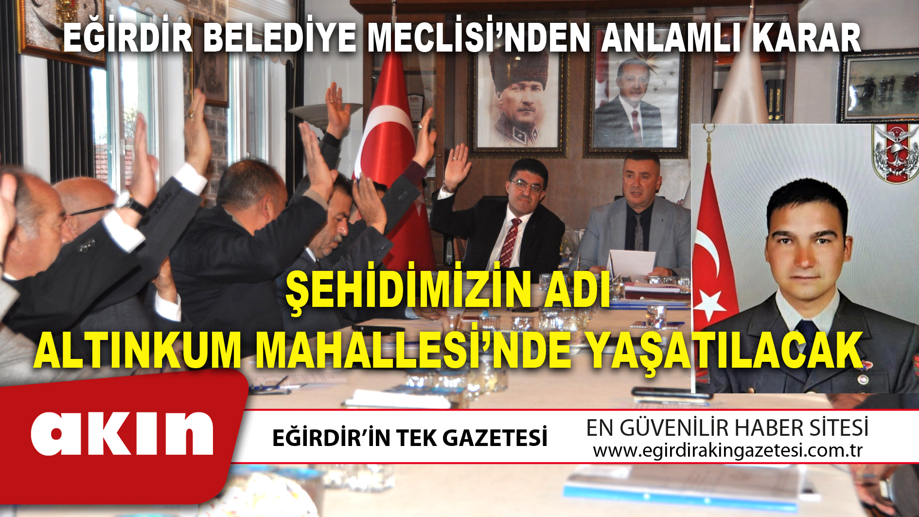 EĞİRDİR BELEDİYE MECLİSİ’NDEN ANLAMLI KARAR