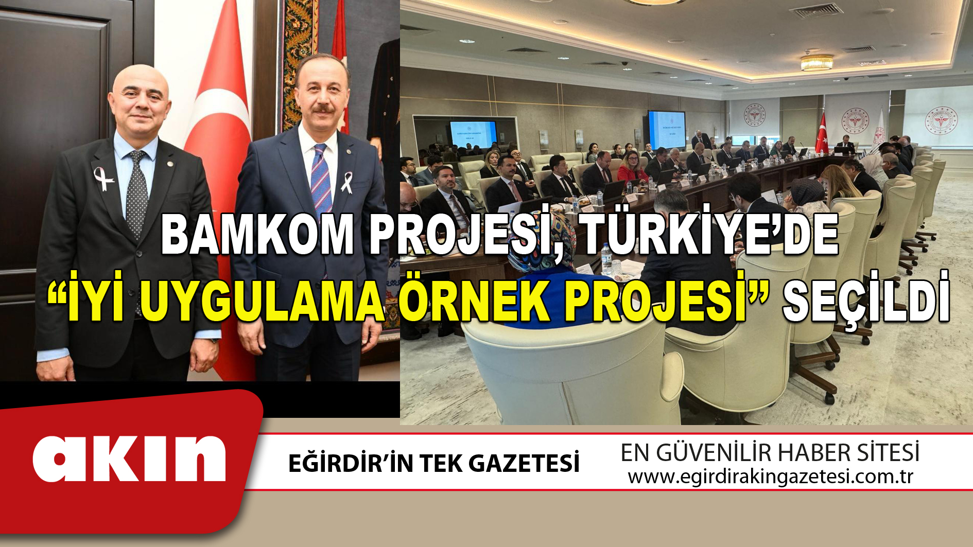 BAMKOM PROJESİ TÜRKİYE’DE İYİ UYGULAMA ÖRNEK PROJESİ SEÇİLDİ