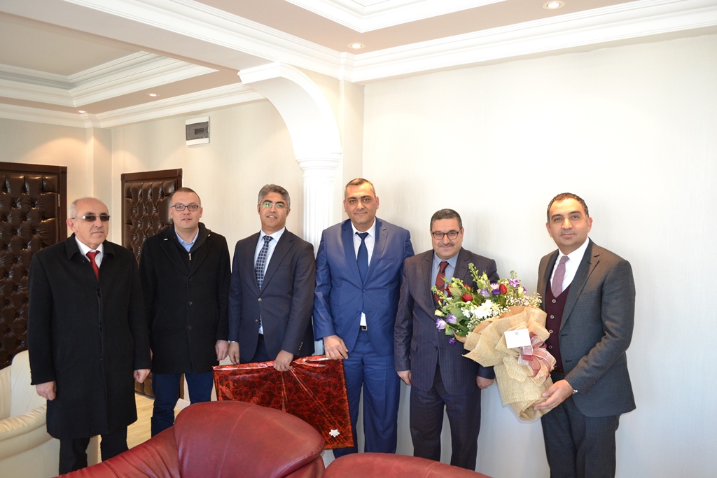 Uluborlu İlçe Milli Eğitim Müdürlüğü, Kaymakam Adem ÇELİK’i Ziyaret Etti
