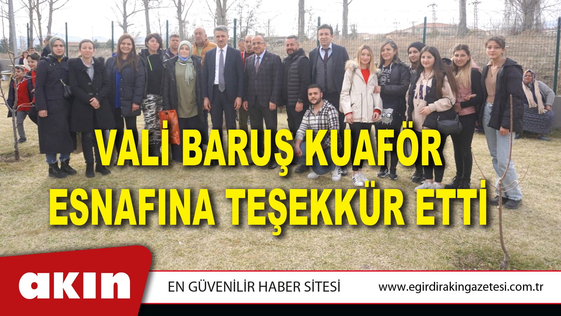 Vali Baruş Kuaför Esnafına Teşekkür Etti