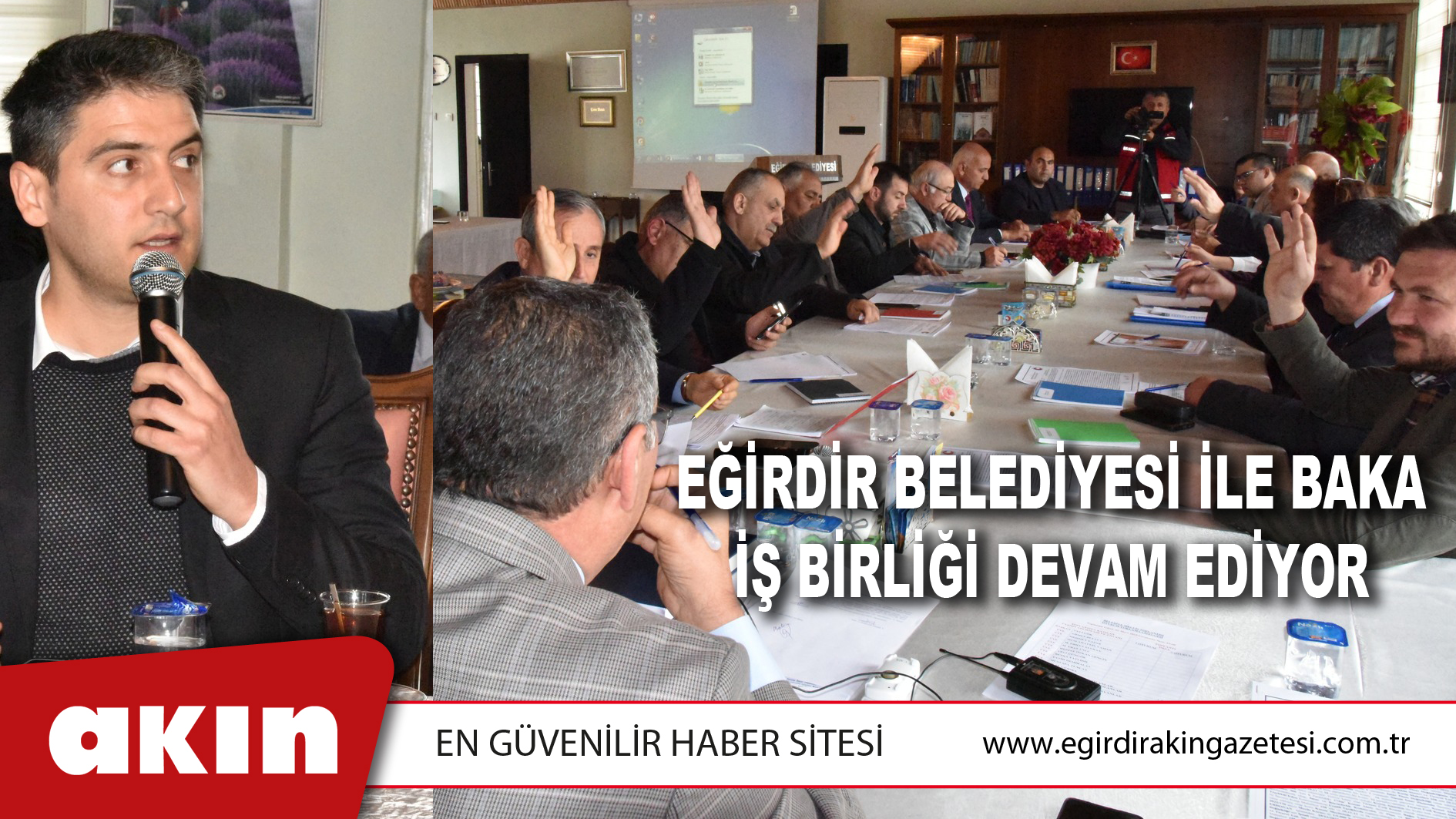 EĞİRDİR BELEDİYESİ İLE BAKA İŞ BİRLİĞİ DEVAM EDİYOR
