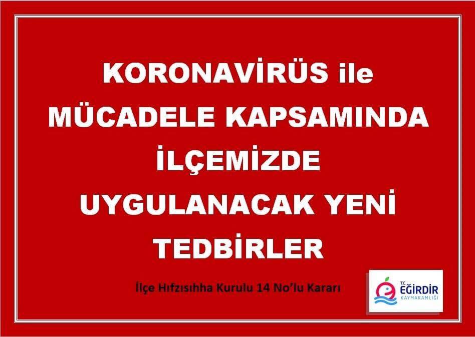 İLÇE HIFZISIHHA KURULU 14 NO’LU KARARI