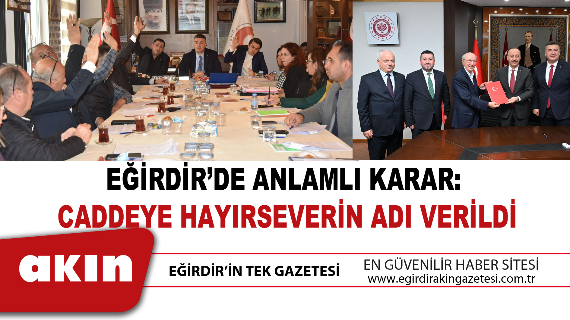 CADDEYE HAYIRSEVERİN ADI VERİLDİ