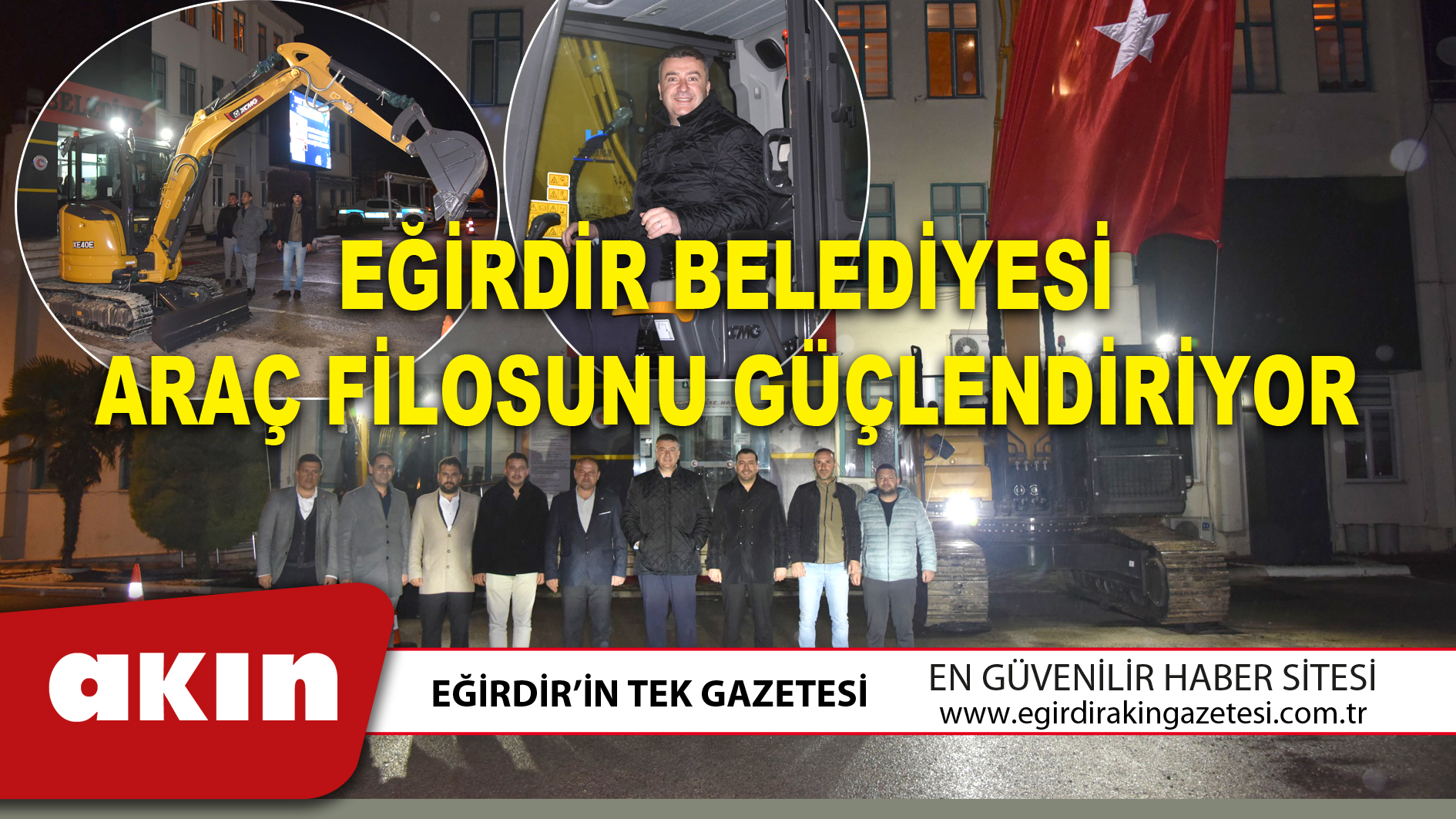 EĞİRDİR BELEDİYESİ ARAÇ FİLOSUNU GÜÇLENDİRİYOR