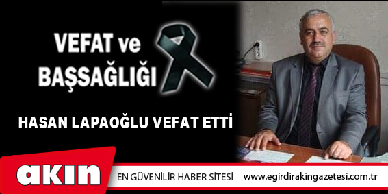 VEFAT ve BAŞSAĞLIĞI