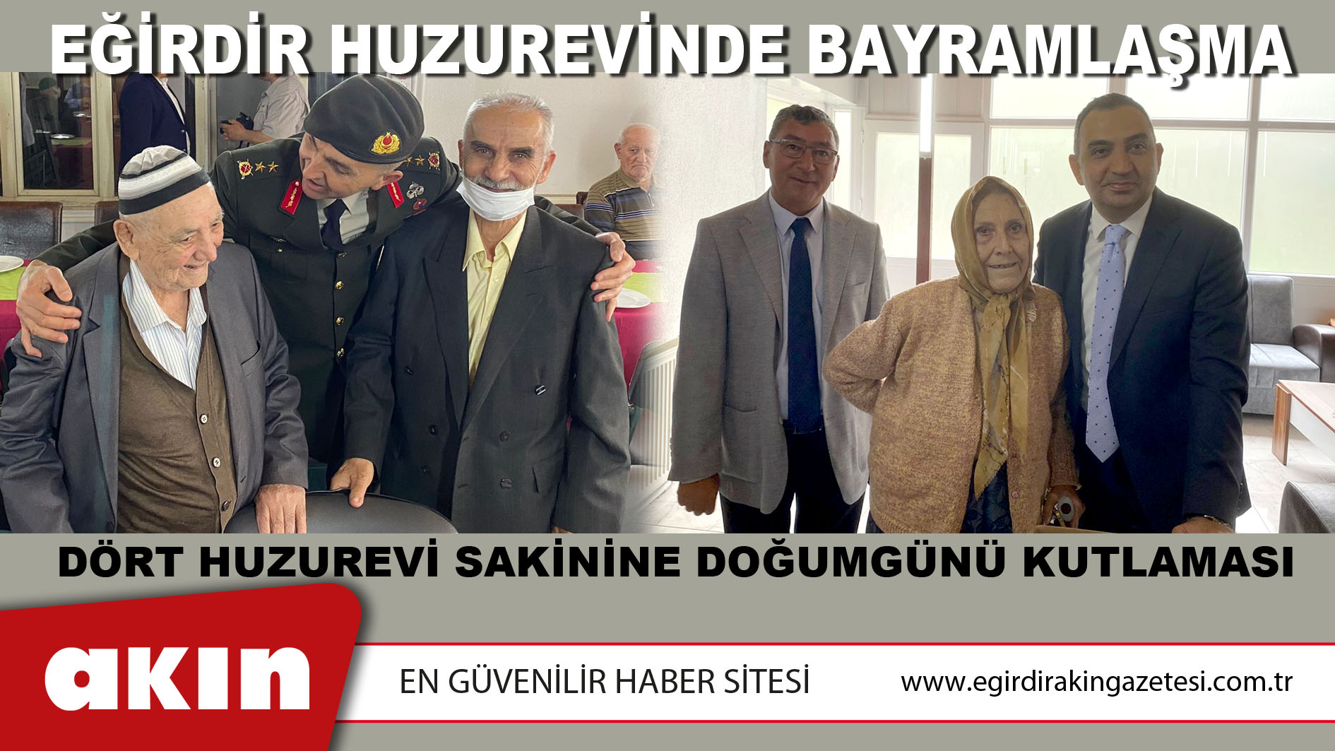 Eğirdir Huzurevi'nde Bayramlaşma