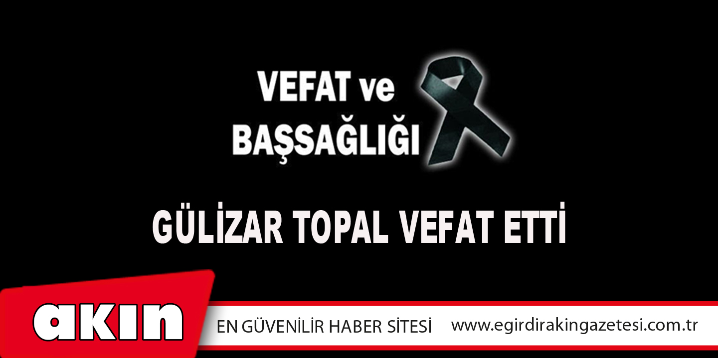 Vefat ve Başsağlığı