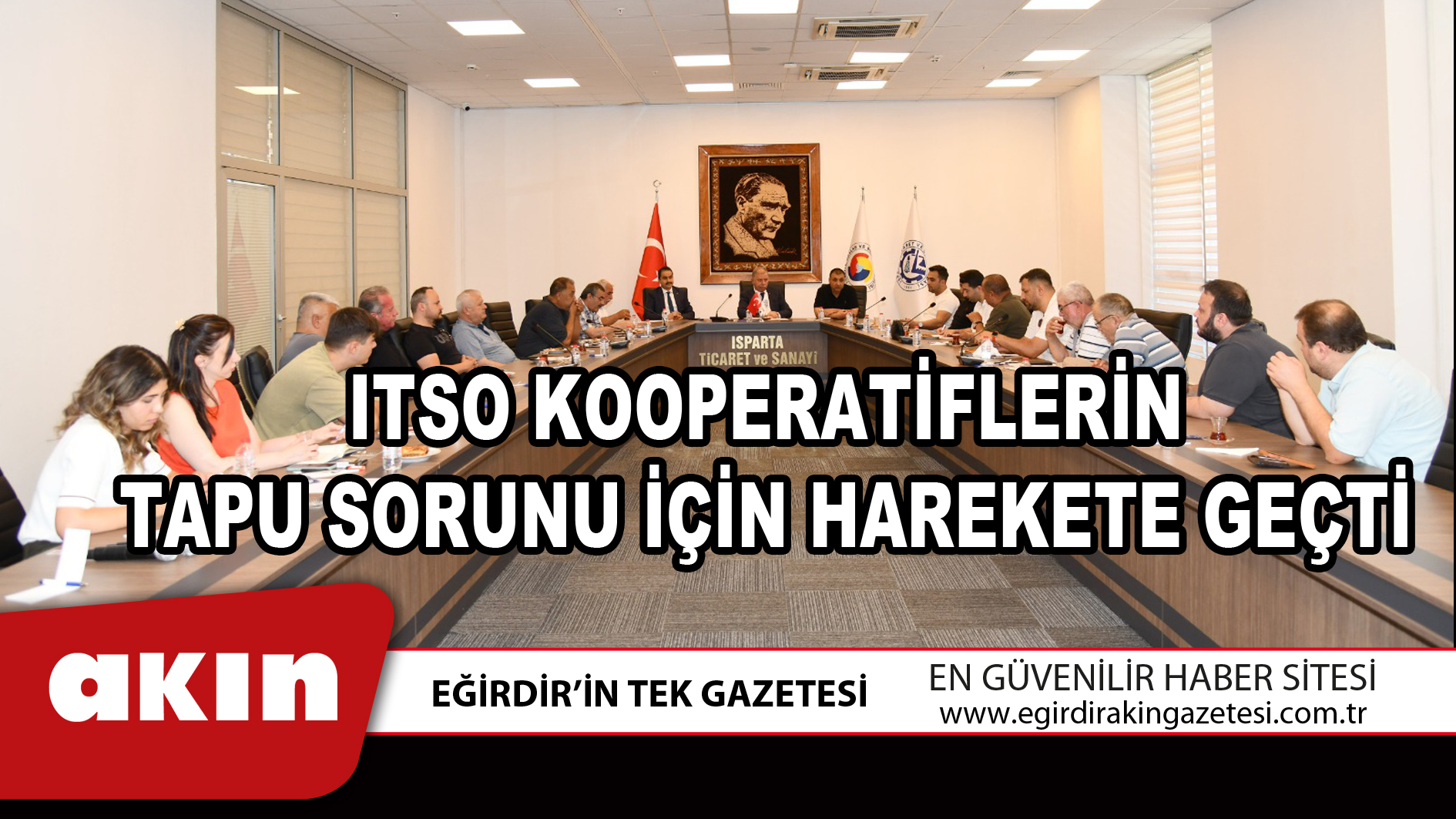 ITSO KOOPERATİFLERİN TAPU SORUNU İÇİN HAREKETE GEÇTİ