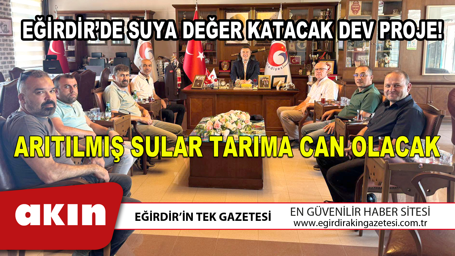 ARITILMIŞ SULAR TARIMA CAN OLACAK