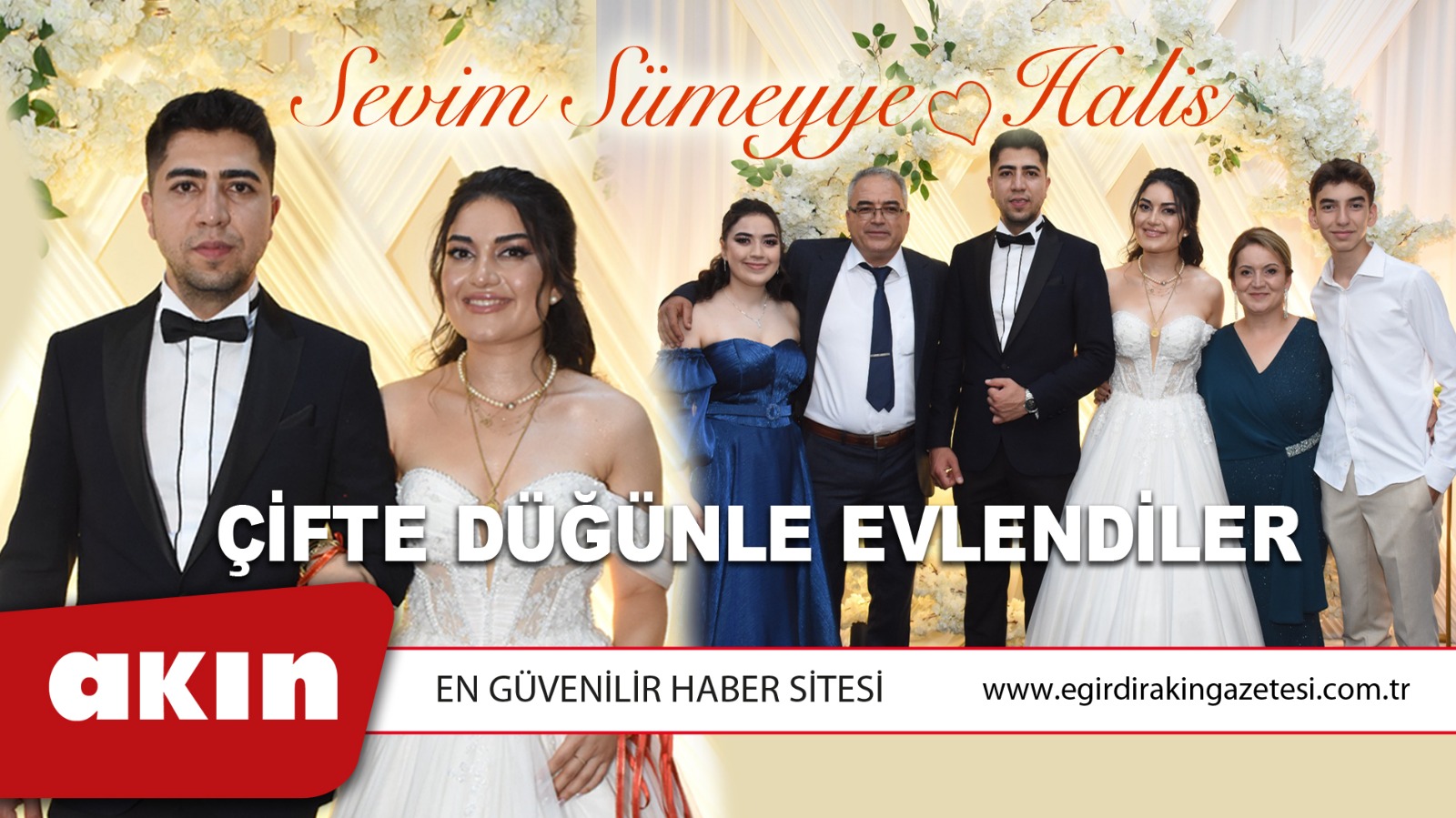 ÇİFTE DÜĞÜNLE EVLENDİLER