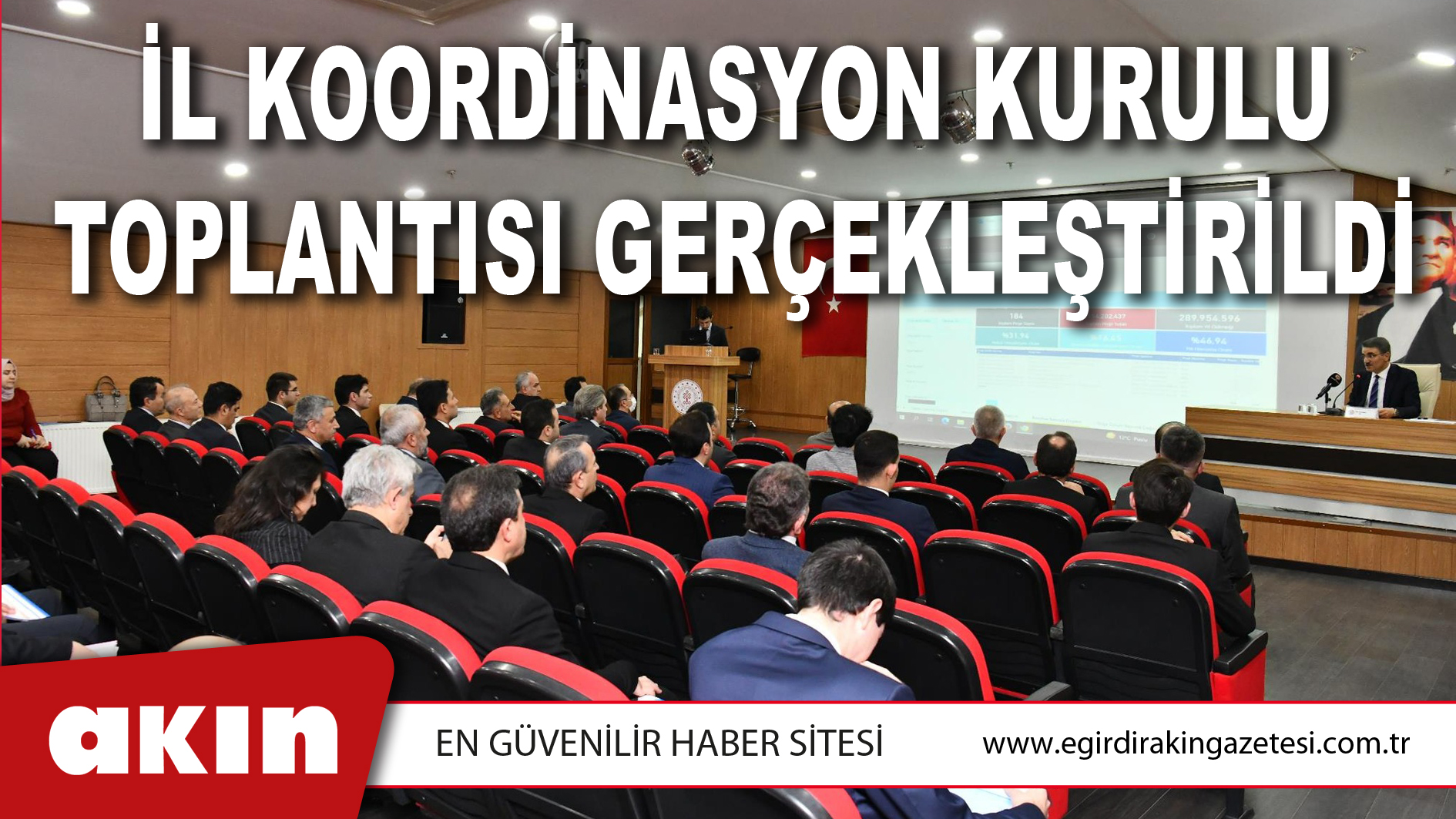 İl Koordinasyon Kurulu Toplantısı Gerçekleştirildi