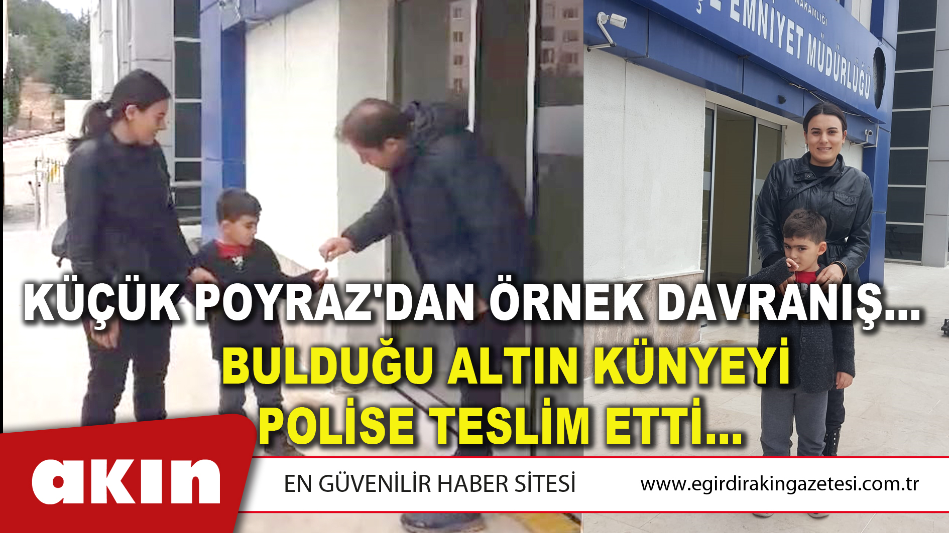 Küçük Poyraz'dan Örnek Davranış...