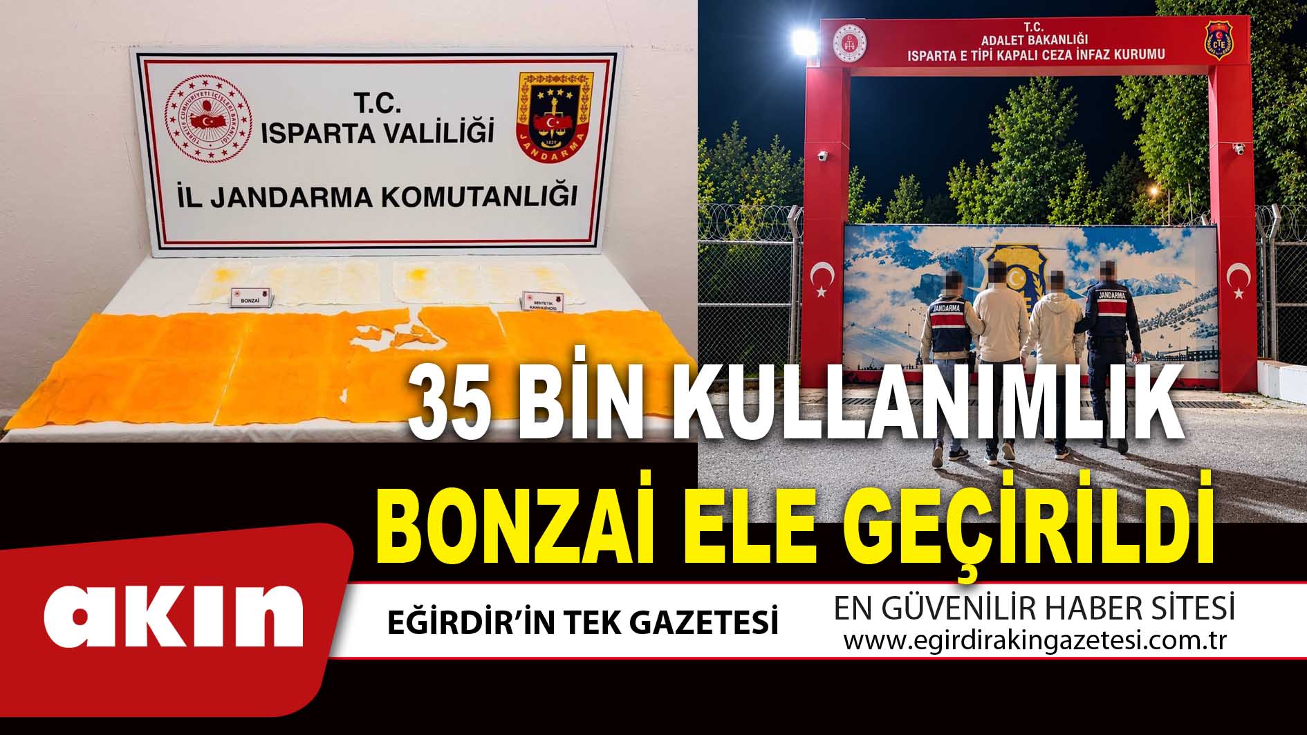 35 BİN KULLANIMLIK BONZAİ ELE GEÇİRİLDİ