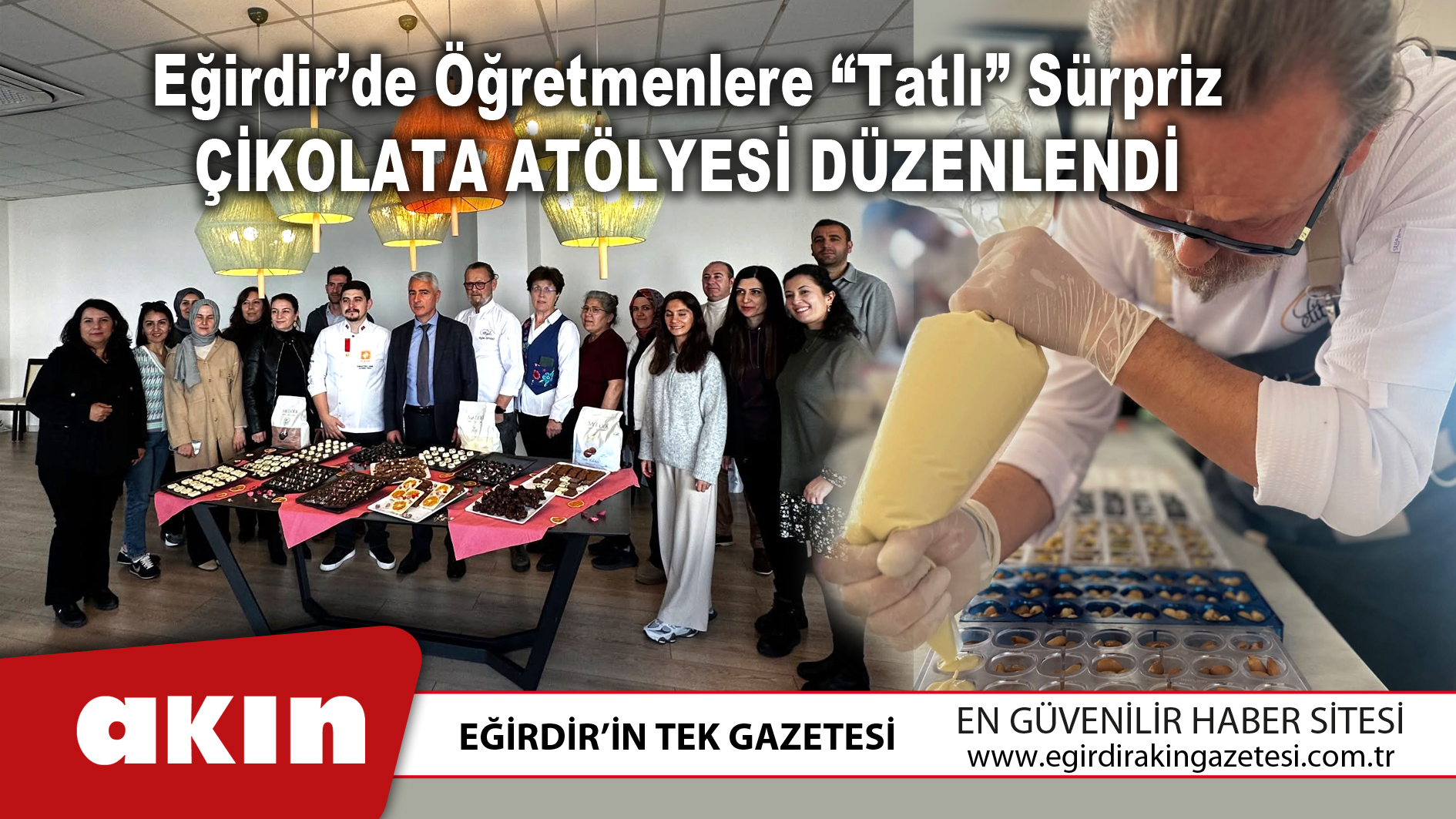 Eğirdir’de Öğretmenlere “Tatlı” Sürpriz