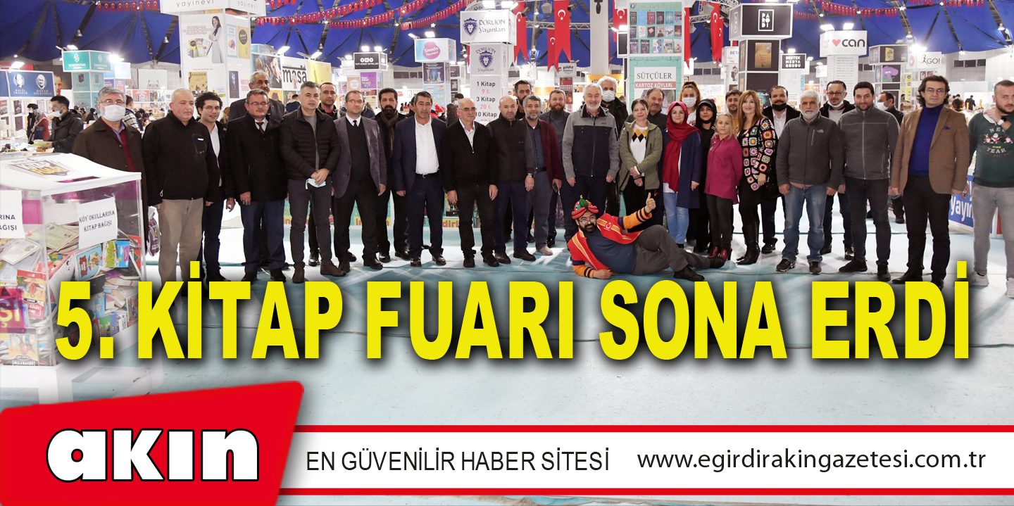 5. KİTAP FUARI SONA ERDİ