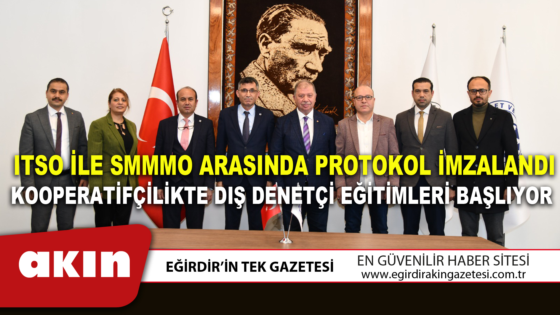 ITSO İLE SMMMO ARASINDA PROTOKOL İMZALANDI