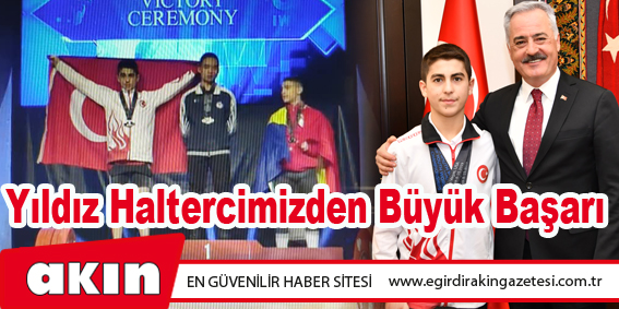 Yıldız Haltercimizden Büyük Başarı