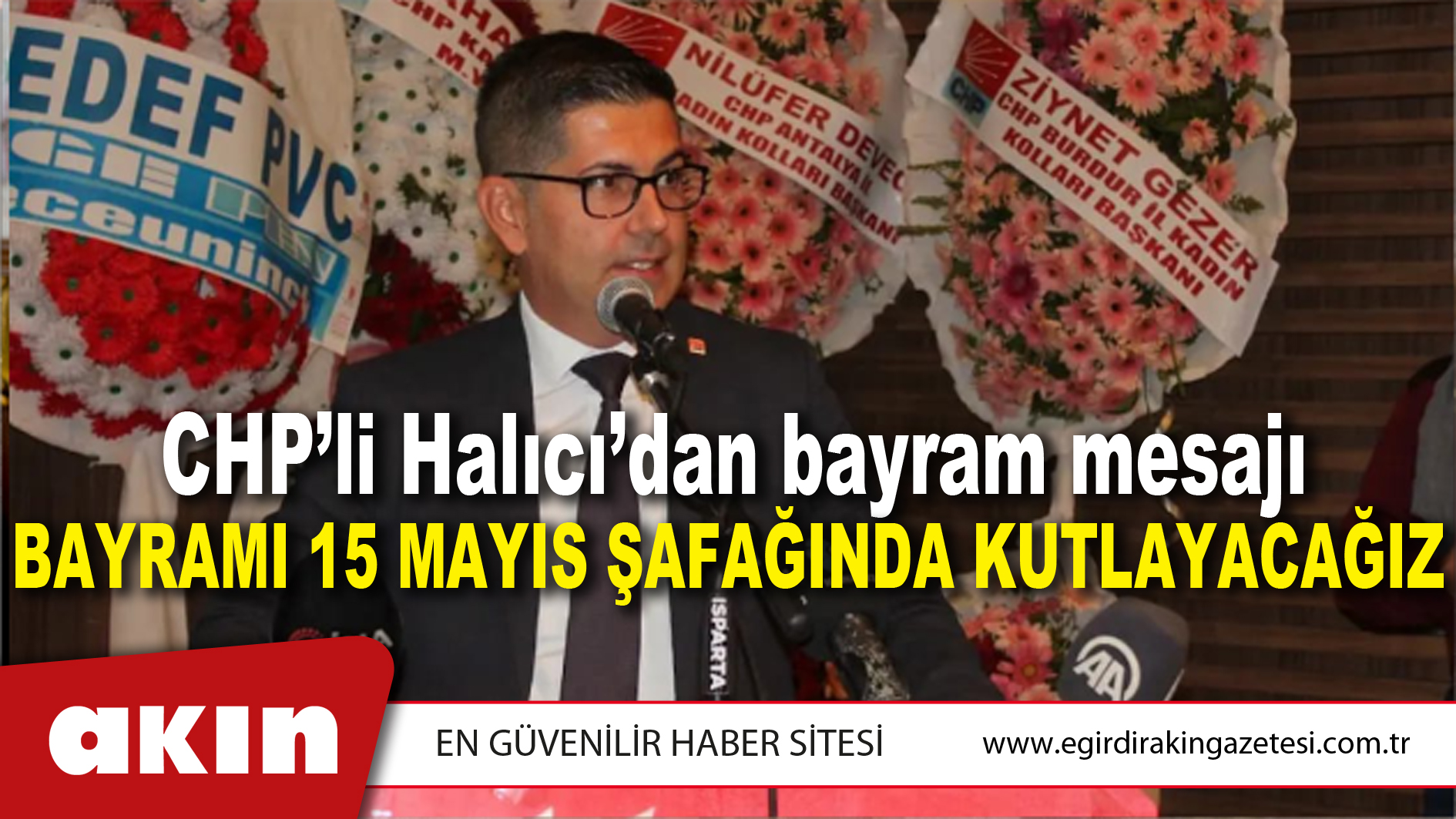 CHP’li Halıcı’dan bayram mesajı