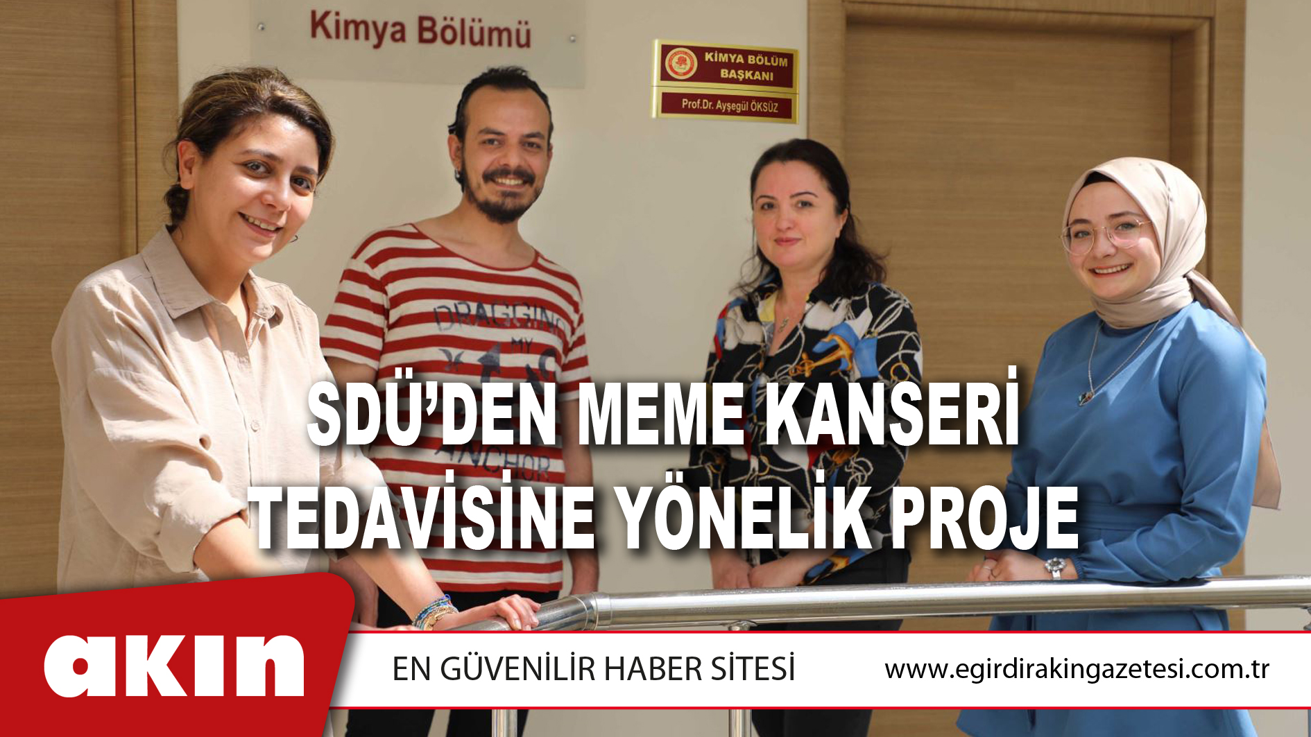 SDÜ’DEN MEME KANSERİ TEDAVİSİNE YÖNELİK PROJE