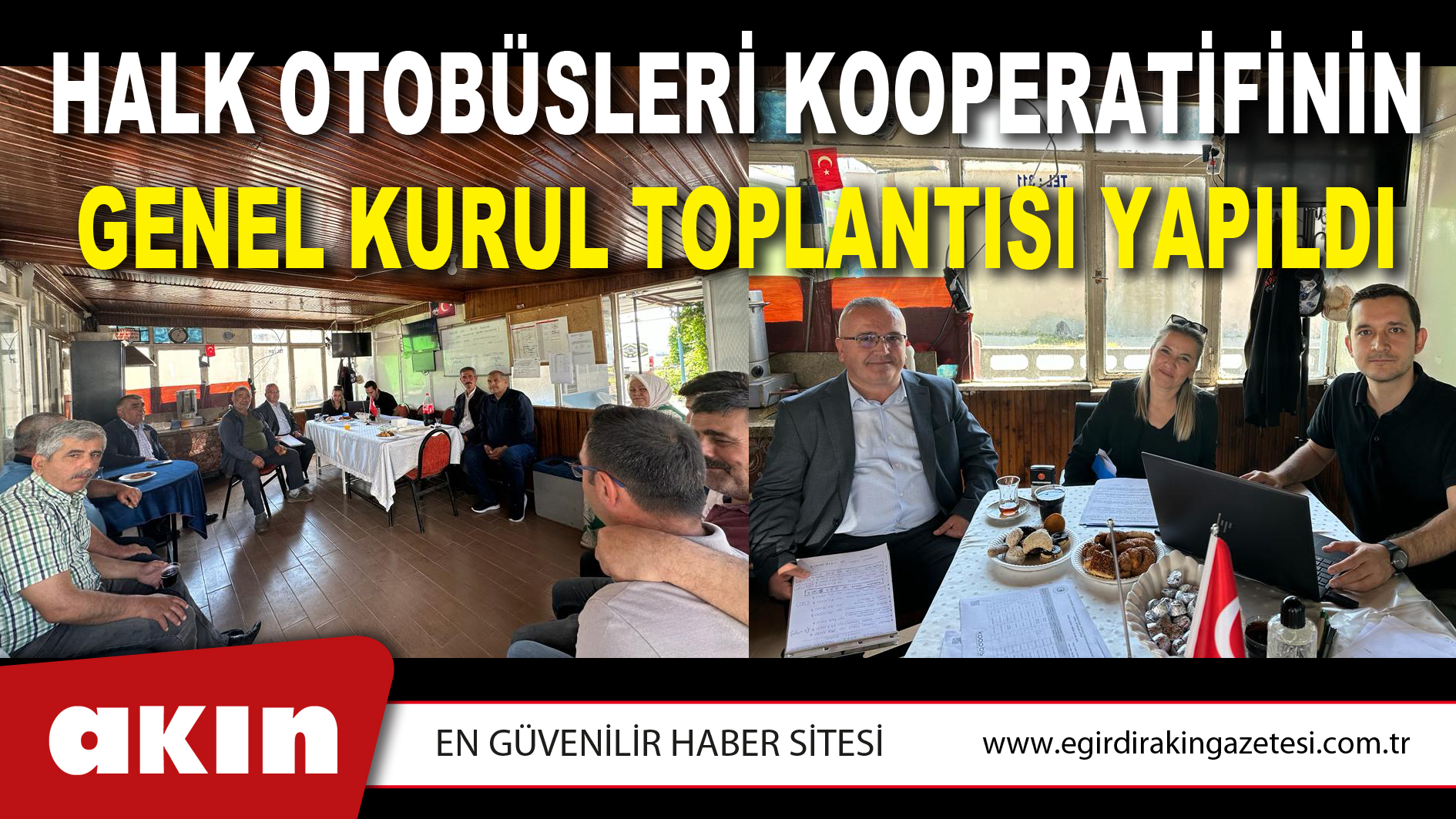 HALK OTOBÜSLERİ KOOPERATİFİNİN GENEL KURUL TOPLANTISI YAPILDI