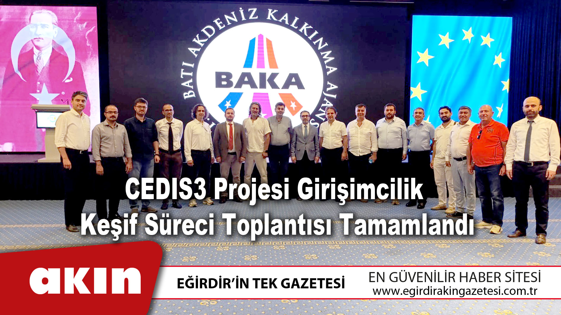 CEDIS3 Projesi Girişimcilik Keşif Süreci Toplantısı Tamamlandı