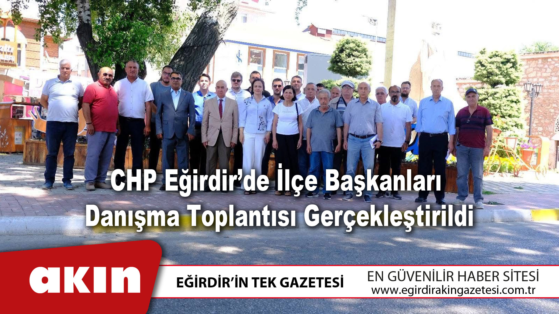 CHP Eğirdir’de İlçe Başkanları Danışma Toplantısı Gerçekleştirildi