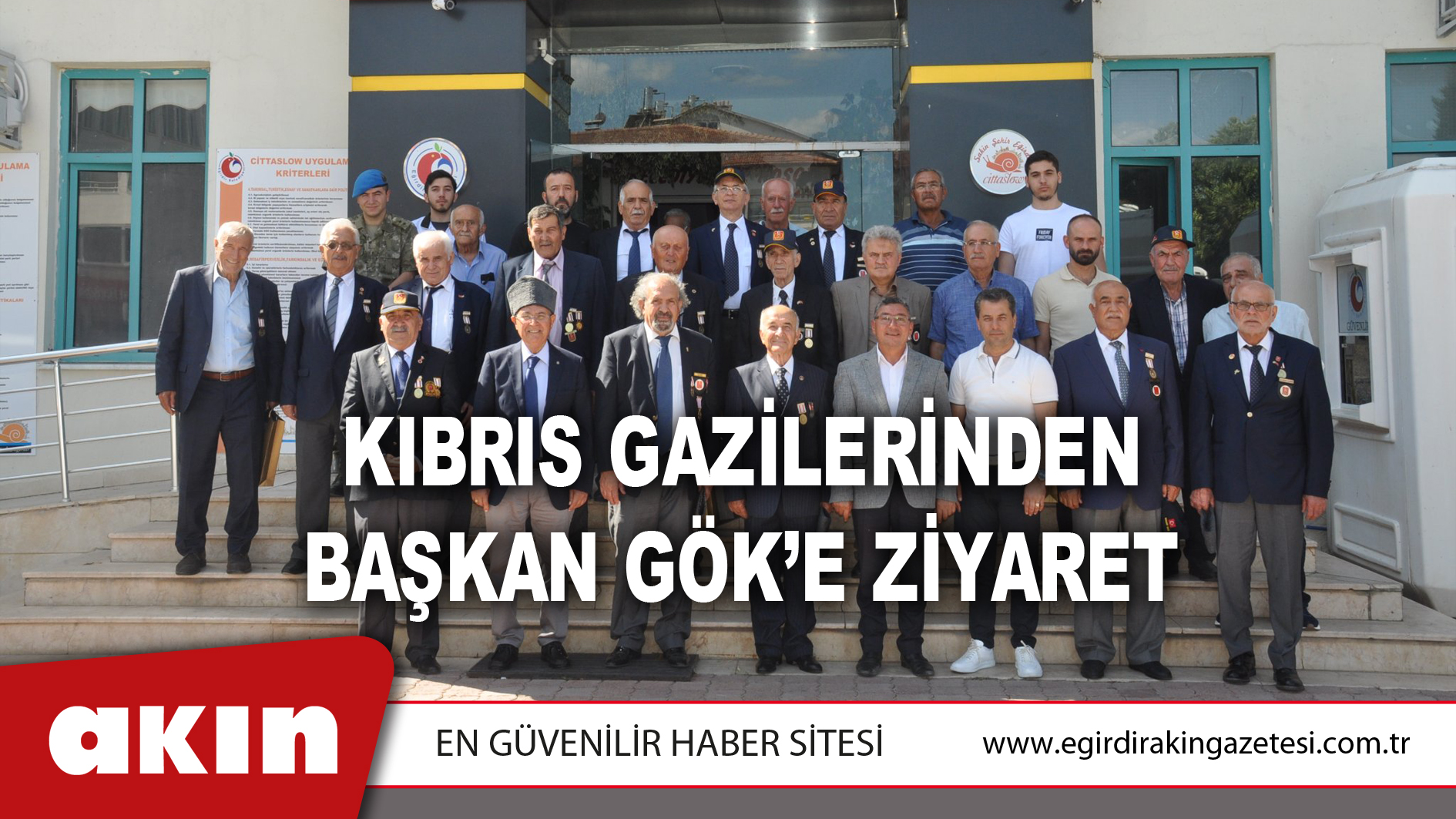 Kıbrıs Gazilerinden Başkan Gök’e Ziyaret