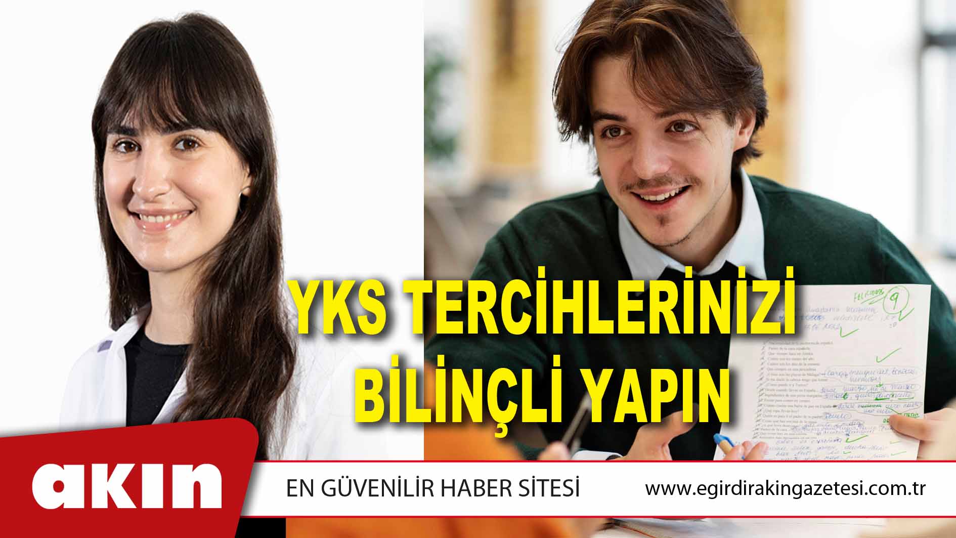 YKS TERCİHLERİNİZİ BİLİNÇLİ YAPIN