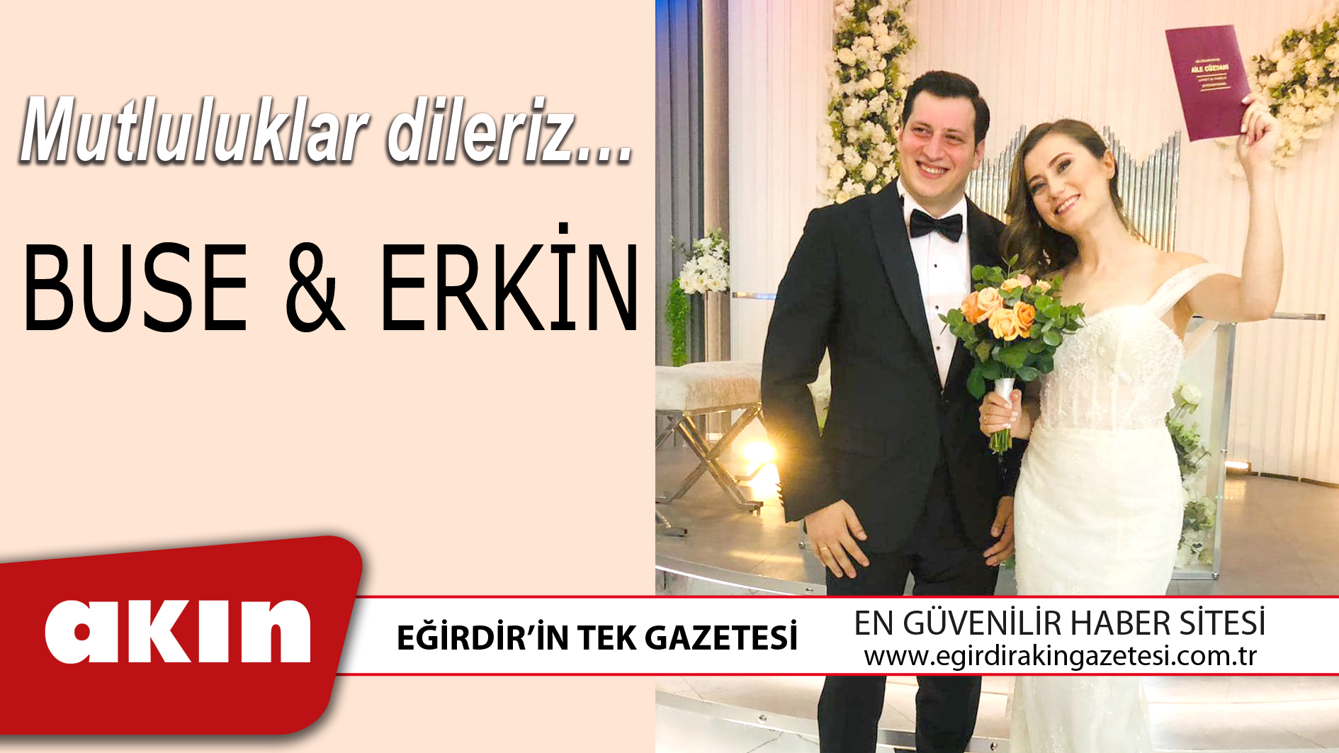 BUSE & ERKİN Mutluluklar dileriz