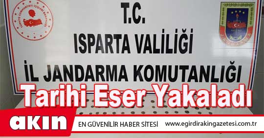 Jandarma Tarihi Eser Yakaladı