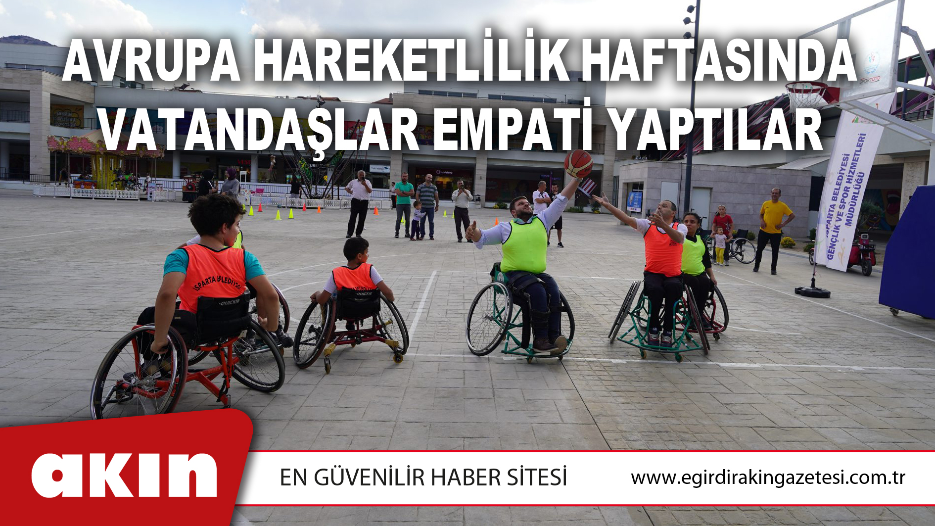 Avrupa Hareketlilik Haftasında Vatandaşlar Empati Yaptılar