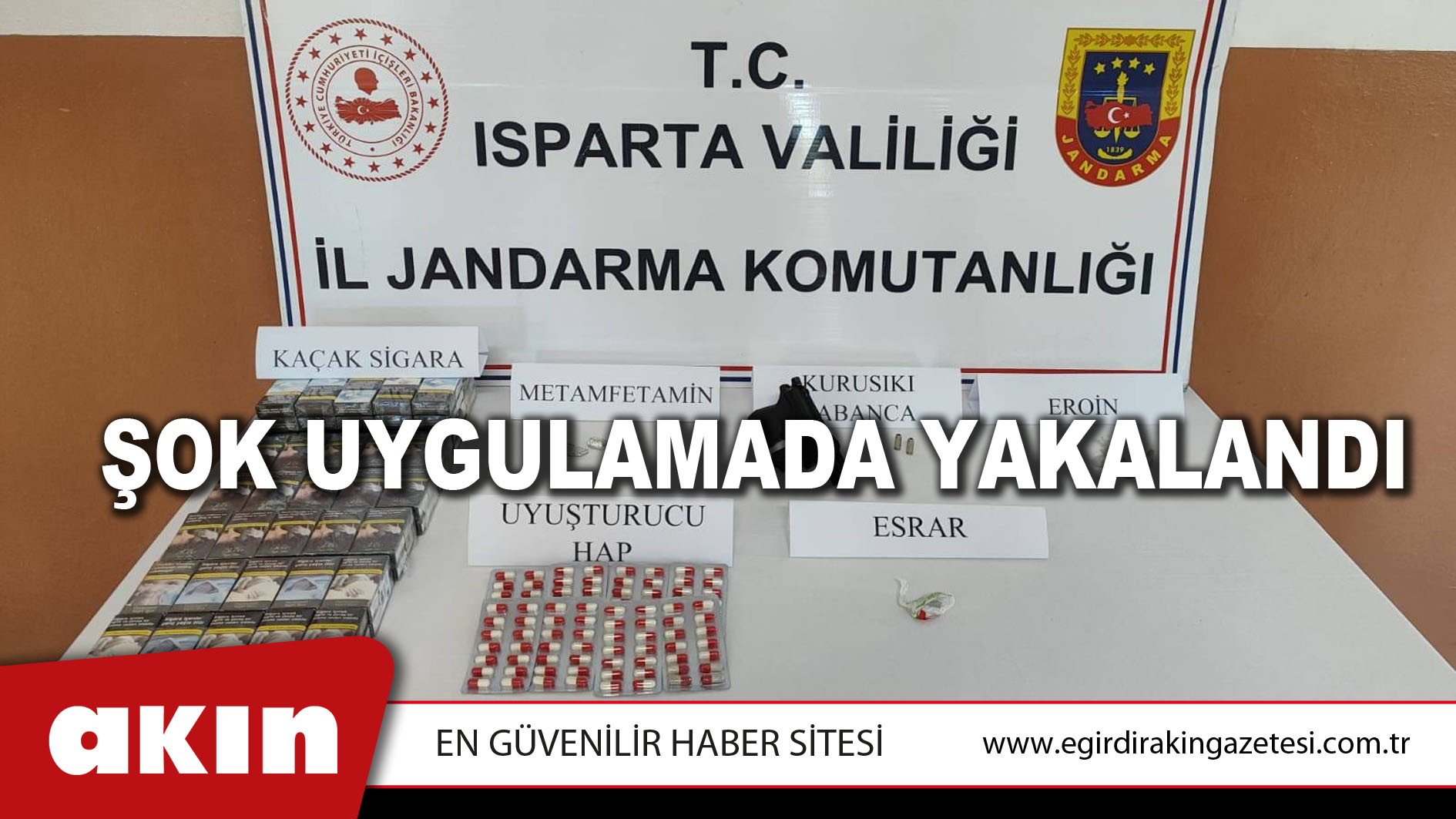 ŞOK UYGULAMADA YAKALANDI