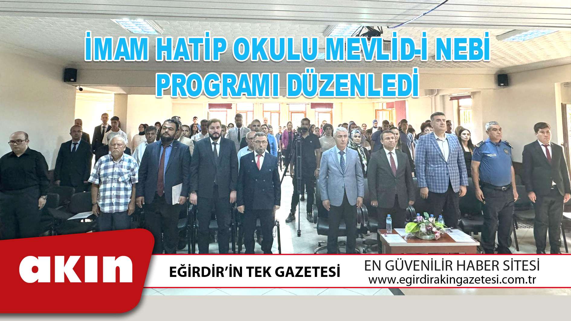 İMAM HATİP OKULU MEVLİD-İ NEBİ PROGRAMI DÜZENLEDİ