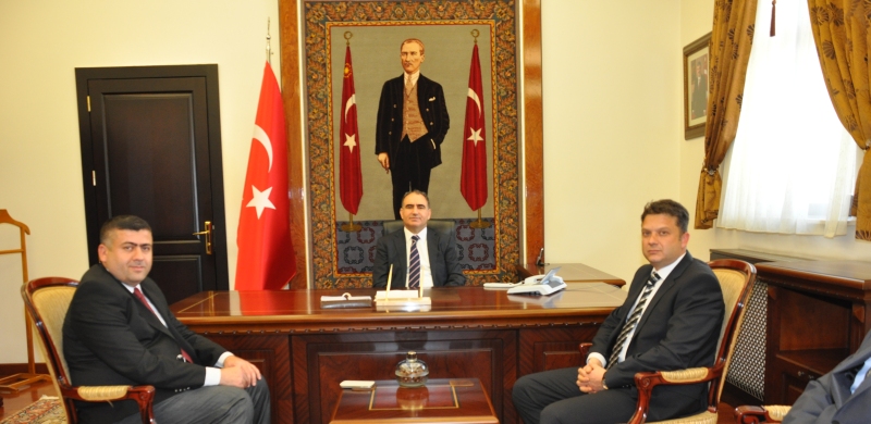 MHP İL GENEL MECLİSİ ÜYELERİ VALİ ÖZKAN'I ZİYARET ETTİ...