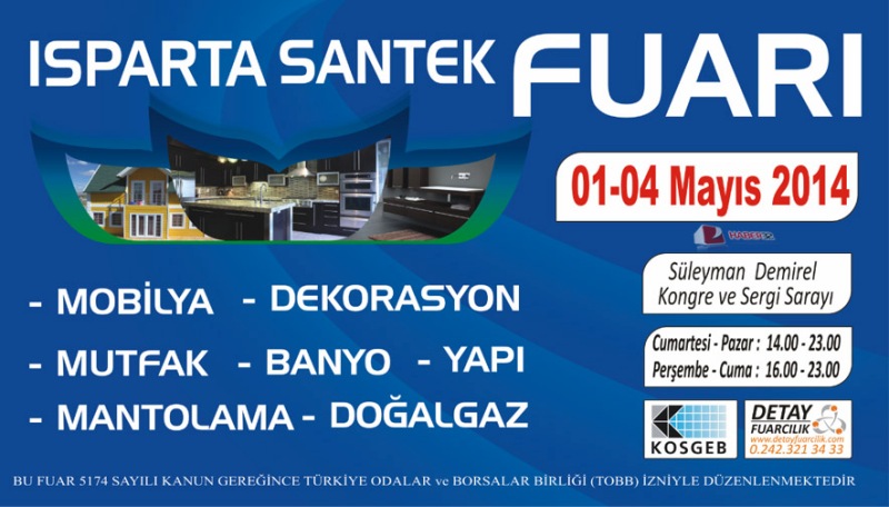 SANTEK- Isparta Fuarı 1 Mayıs'ta Açılıyor