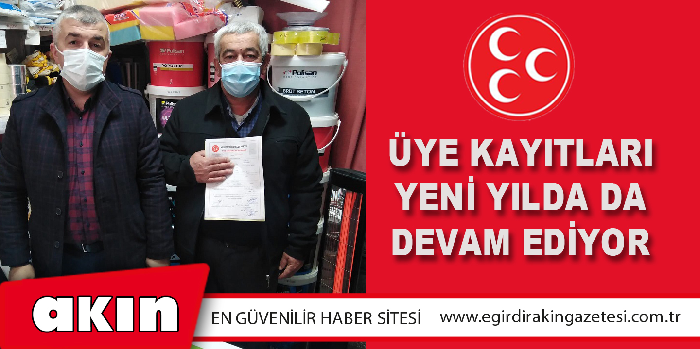 MHP’de Üye Kayıtları Yeni Yılda Da Devam Ediyor